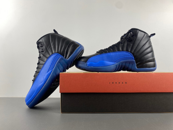 air Jordan 12 Retro Black Game Royal 130690-014