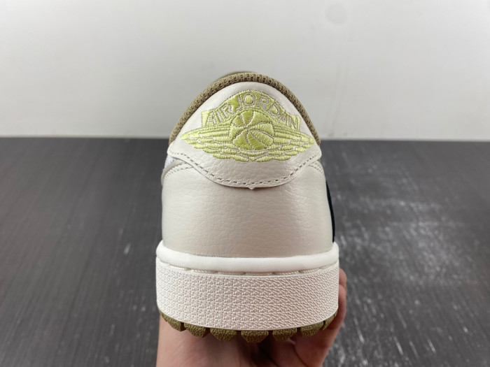 Air Jordan 1 Retro Low Golf Travis Scott Neutral Olive  FZ3124-200