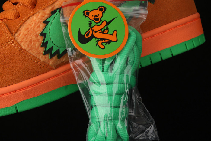 GRATEFUL DEAD X NIKE SB DUNK LOW "ORANGE BEAR"-CJ5378-800