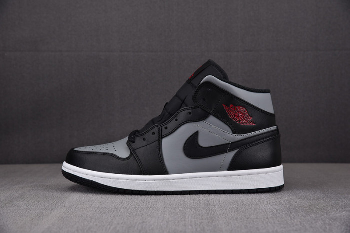 Air Jordan 1 Mid Shadow Red 554724-096