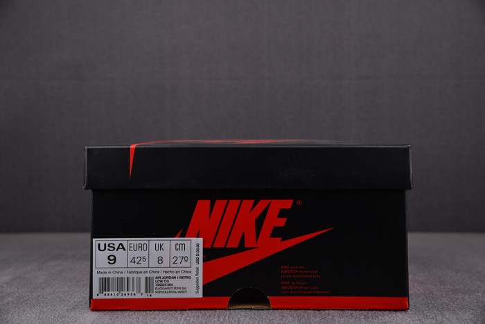 Air Jordan 1 Retro Low Royal（2015）705329-004