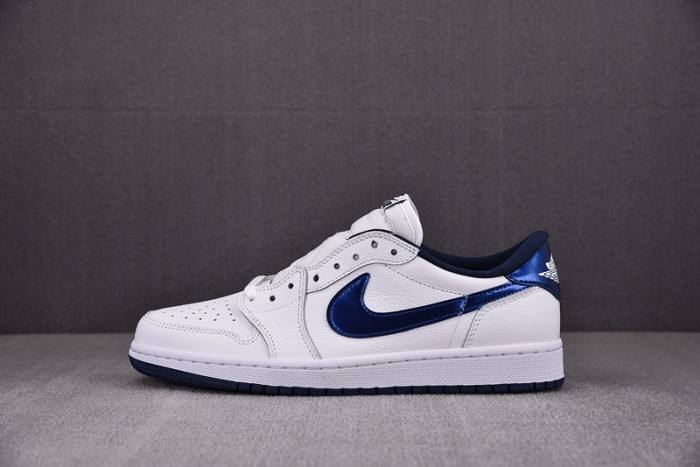 Air Jordan 1 Retro Low Metallic blue 705329-106