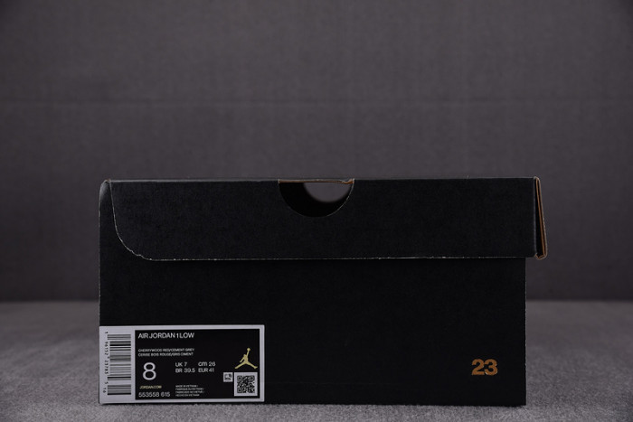 Air Jordan 1 Low “Bordeaux” 553558-615