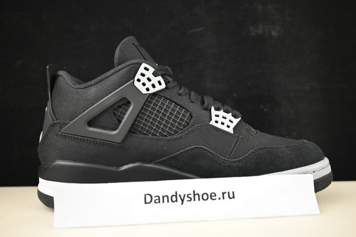 Air Jordan 4 Black Canvas DH7138-006
