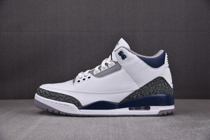 Air Jordan 3 White Midnight Navy CT8532-140