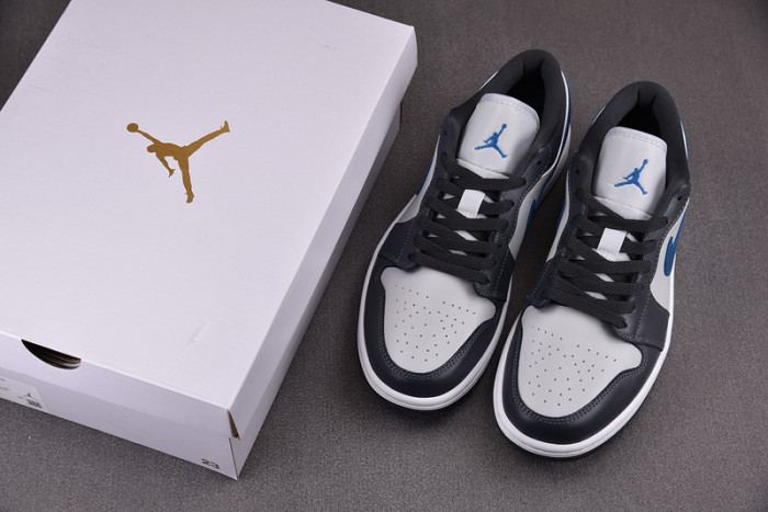 Air Jordan 1 Low Anthracite Industrial Blue (Women