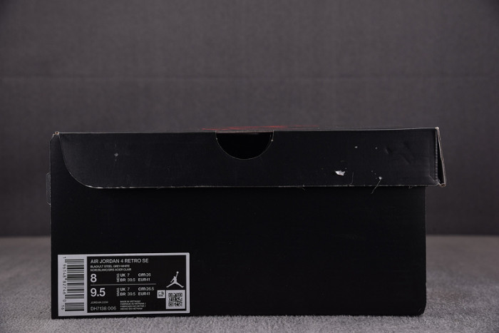 Air Jordan 4 Black Canvas DH7138-006