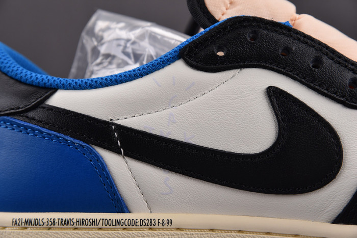 TRAVIS SCOTT X FRAGMENT X AIR JORDAN 1 LOW OG DM7866-140