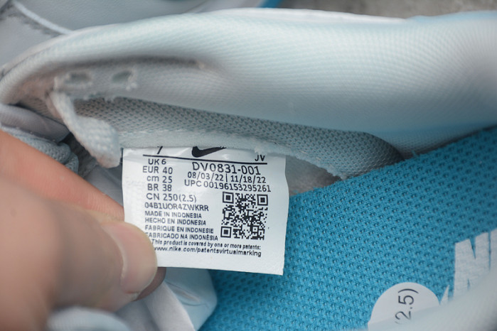 Nike SB Dunk Low RETRO Pure Platinum Blue Lightning DV0831-001