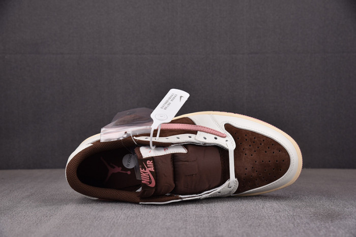 Travis Scott x Air Jordan 1 Low OG “Dark Pony/Pink Oxford”  DZ4137-206