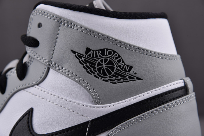AIR JORDAN 1 MID LIGHT SMOKE GREY 554724-092