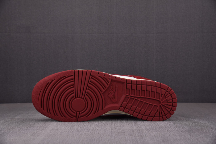 WMNS NK Dunk Low PRM “Team Red and White” FJ4555-100