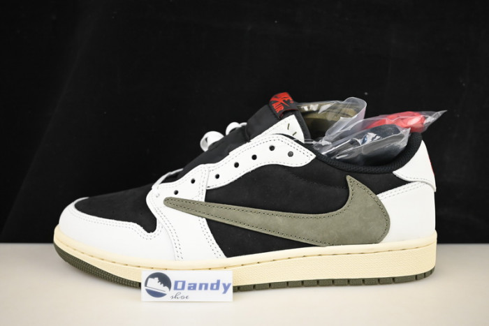 Air Jordan 1 Retro Low OG SP Travis Scott Olive (Women''s) DZ4137-106