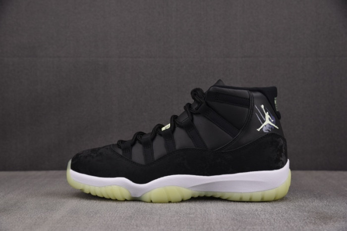Air Jordan 11 Retro Black Barely Volt IB1378-001