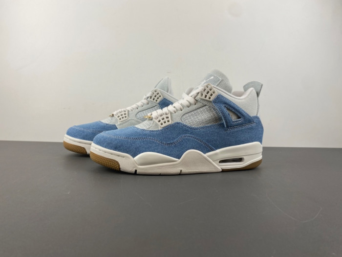 Air Jordan 4 Retro TEX Denim Worn Blue (Women''s) IB6716-100