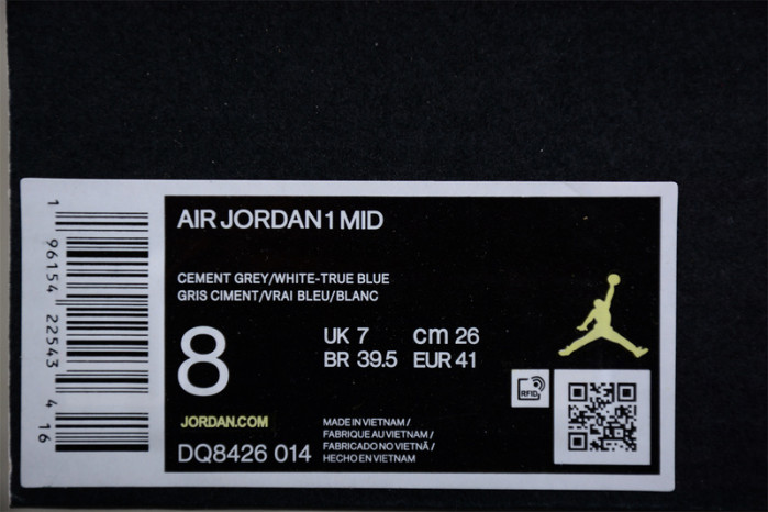 AIR JORDAN 1 True Blue MID DQ8426-014